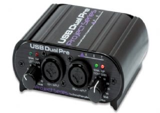 USB DUAL PRE – TWO CHANNEL PREAMP WITH USB